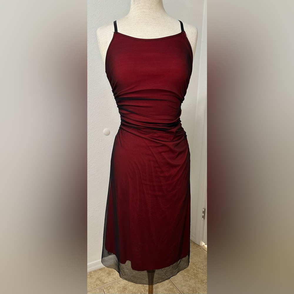 Burgundy Dress